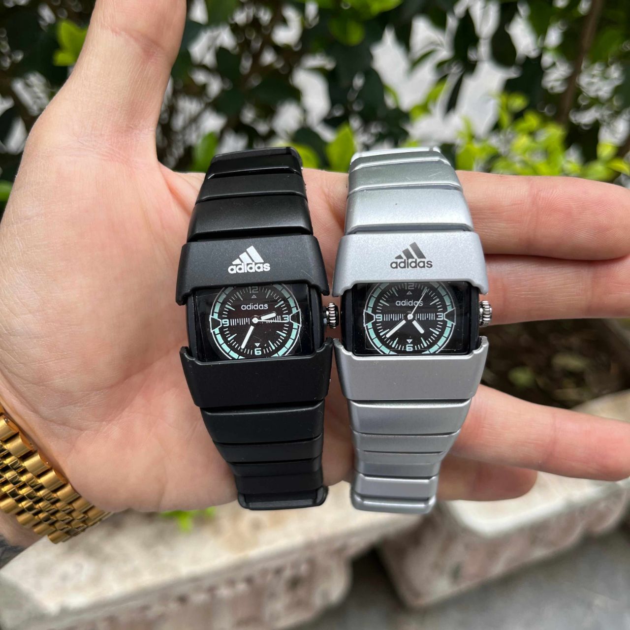 ساعت مچی مردانه آدیداس بند استیل فنری لوکس-مشکی